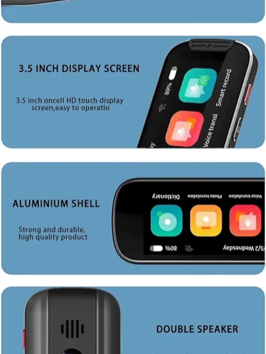 AI-översättningspenna med touchskärm - 6