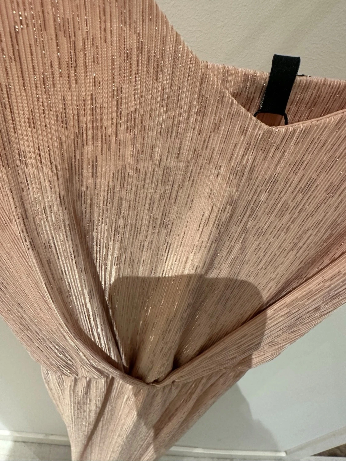 Glittrig champagneklänning Vero Moda-Ny!