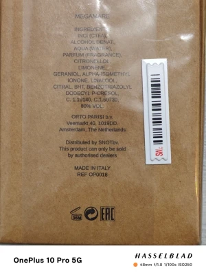 Orto Parisi Megamare 50ml Parfum - Parfymen Megamare från Orto Parisi, tillverkad i Italien. Volymen är 50 ml. Ingredienser inkluderar alkohol denat., aqua, parfym, citronellol, limonene, geraniol, linalool, citral och fler. Perfekt för dig som vill sticka ut.