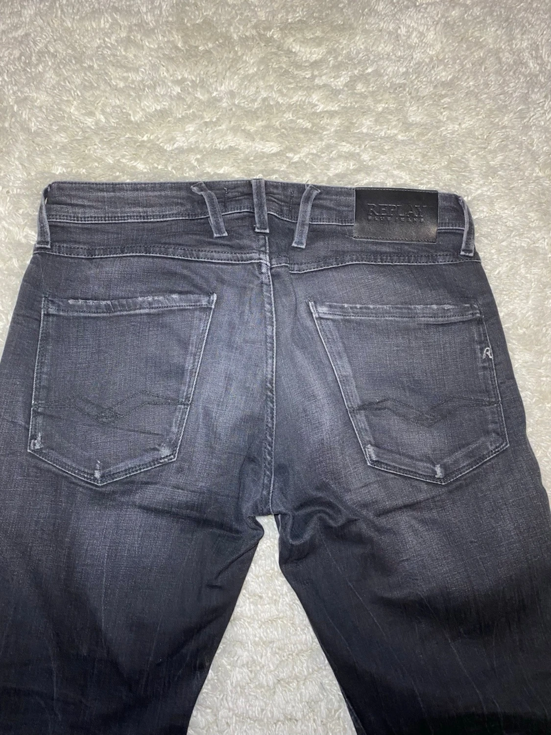 Svarta Replay Anbass jeans - 3