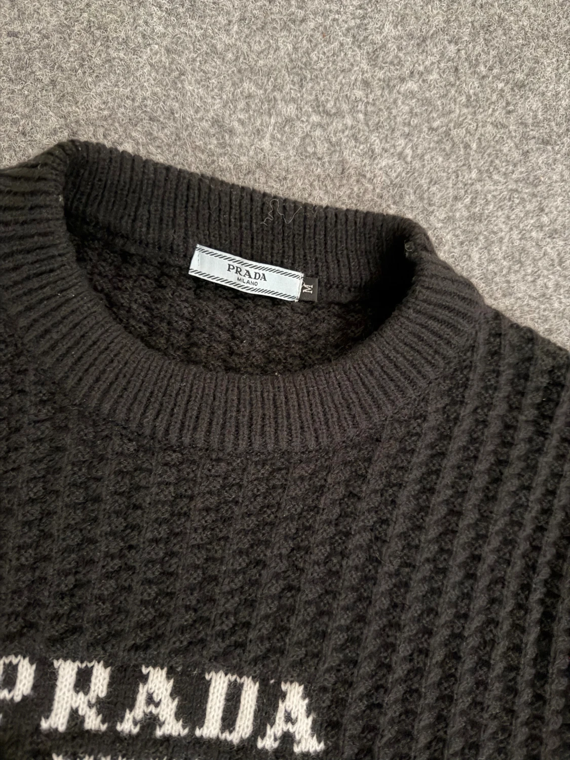 Prada black knit sweater - 1
