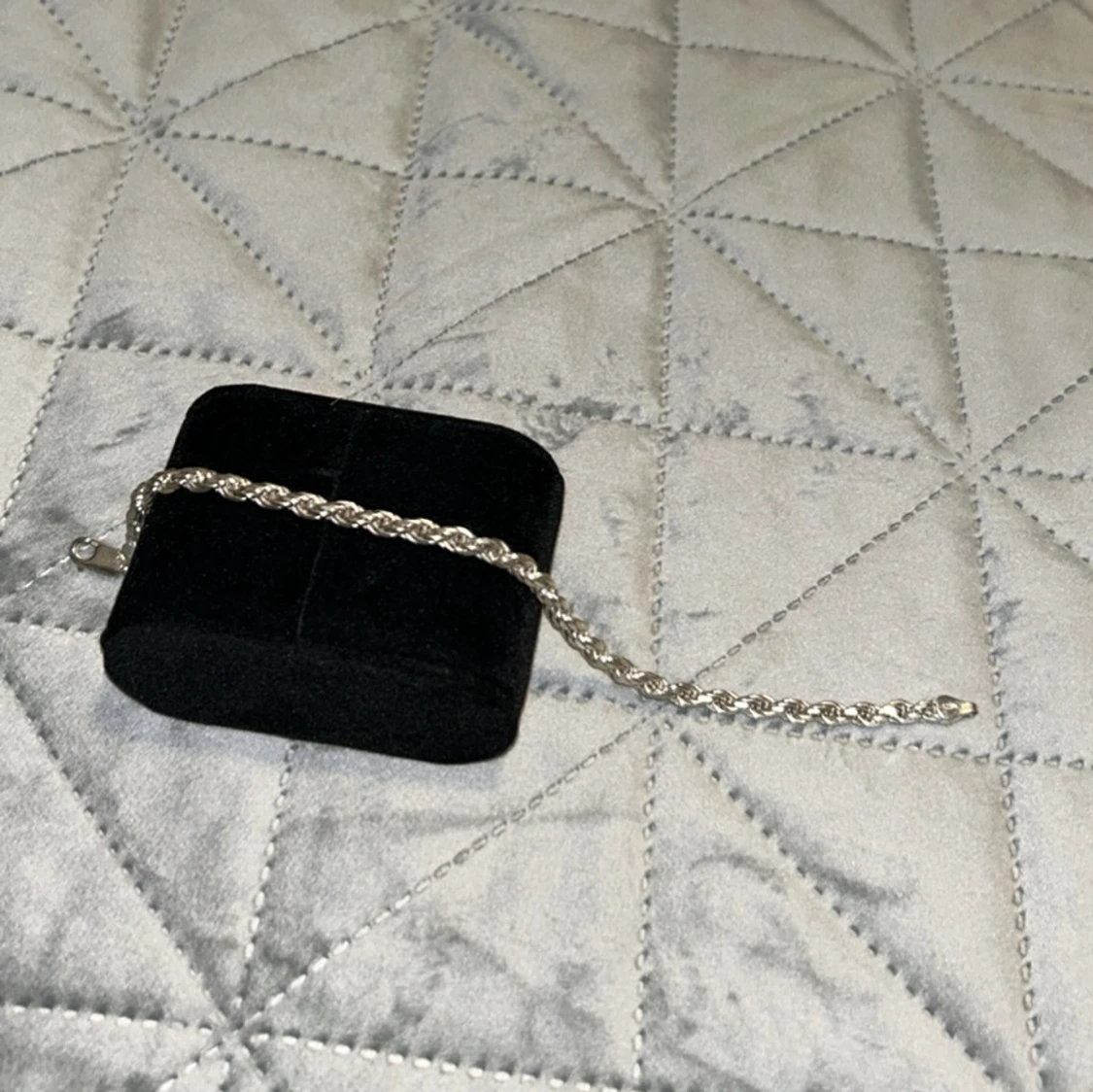 Äkta silver 925 armband cordel - 1