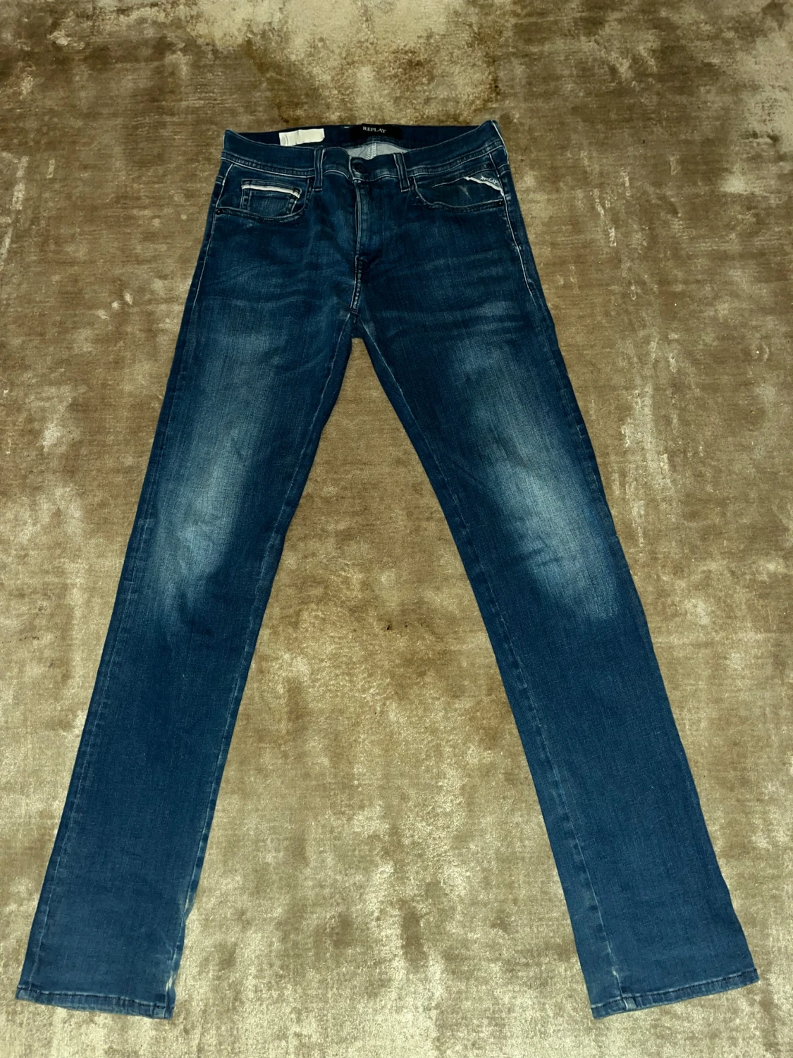 Replay Anbass jeans blå