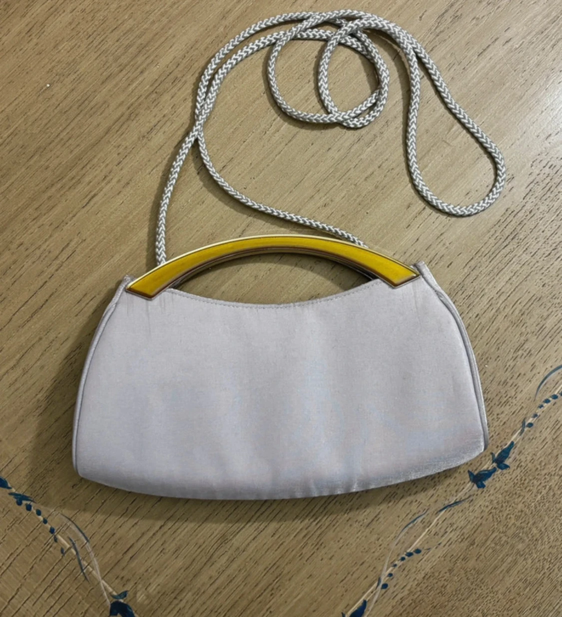 Retro satinväska - unik festväska - 4