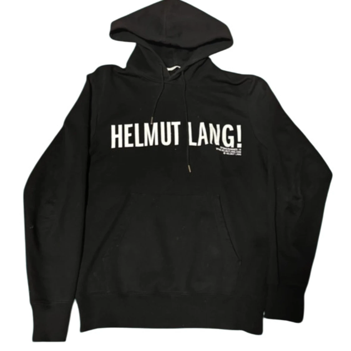 Svart Helmut Lang Hoodie