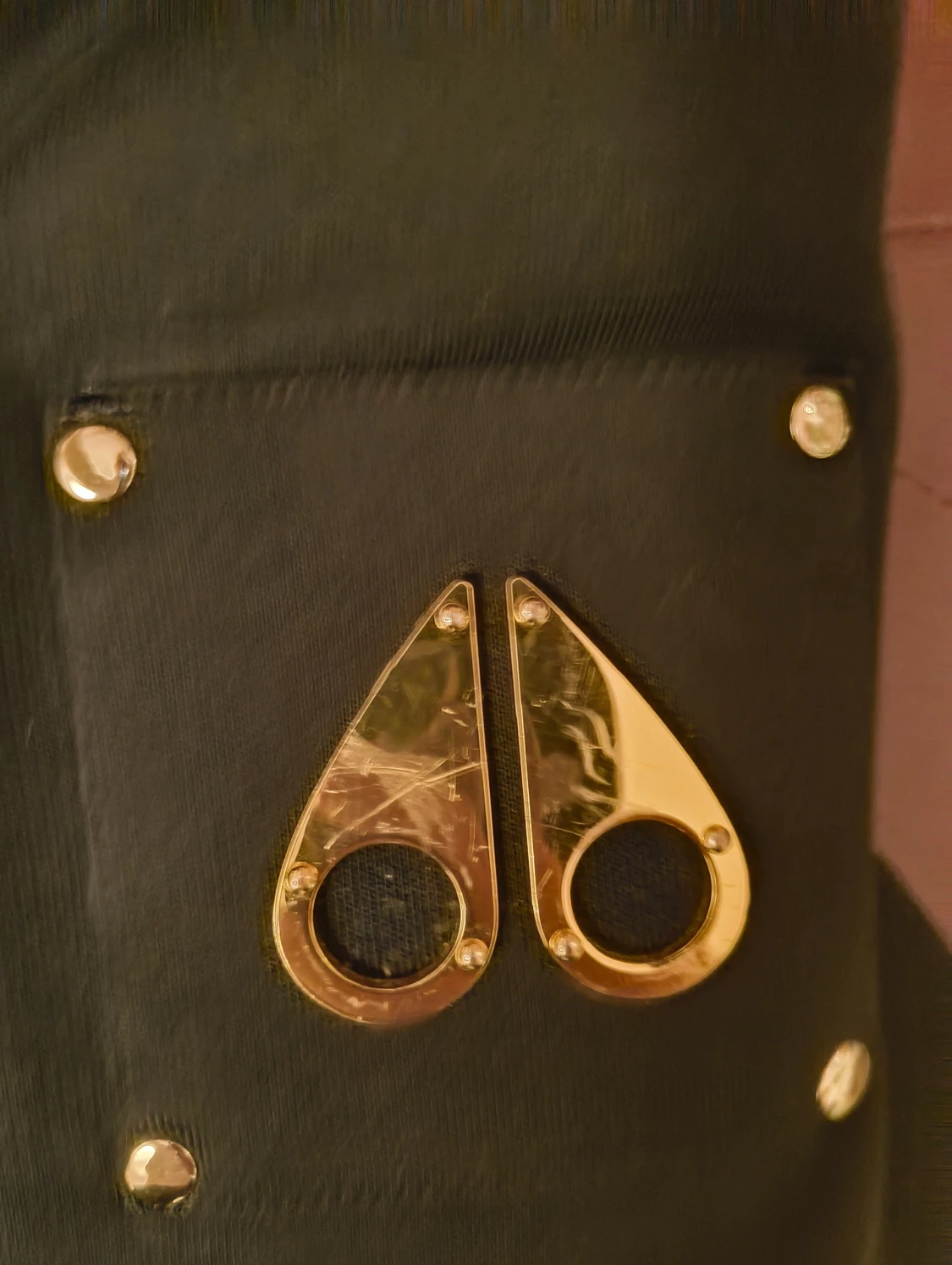 Svart pufferjacka Moose Knuckles - 1