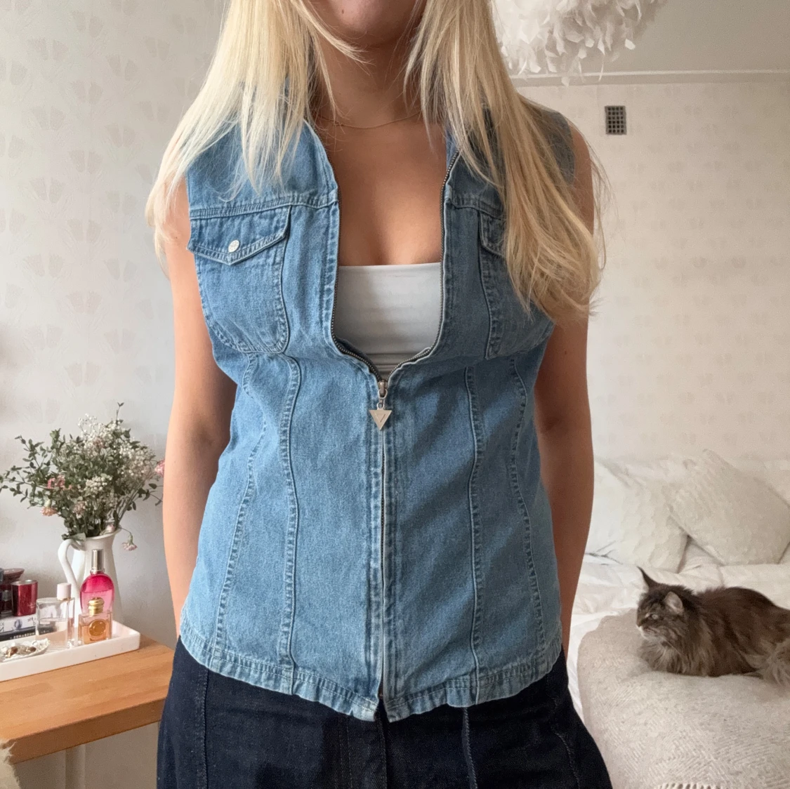 Denim topp / väst