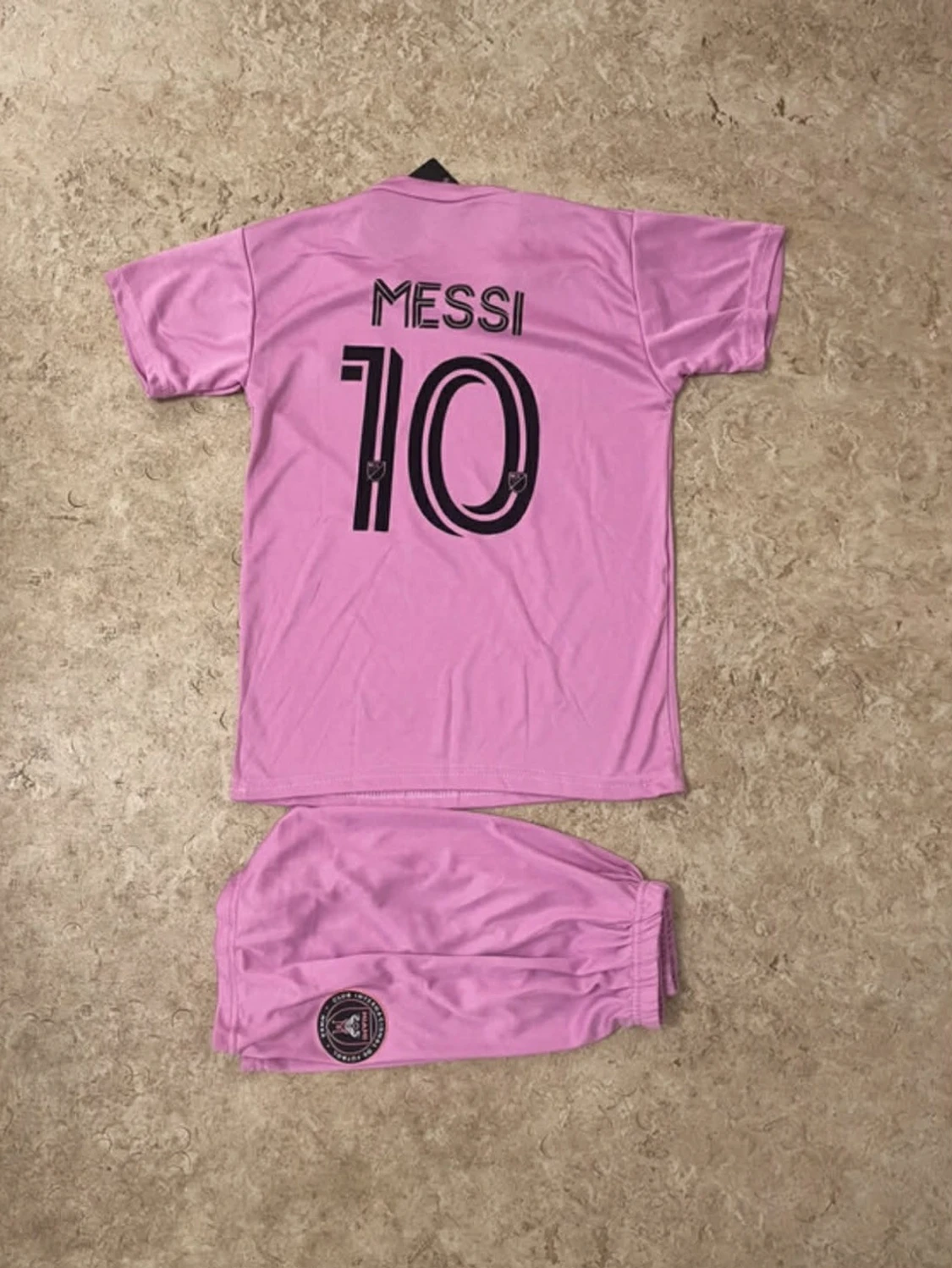 Inter Miami Messi matchställ rosa - 1