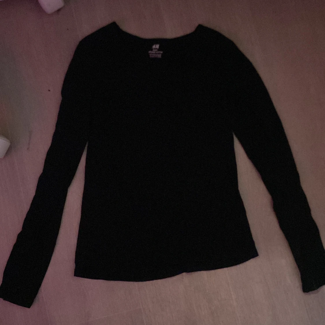 Svart långärmad tröja från H&M