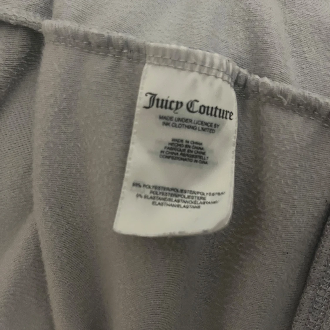Grå velour hoodie Juicy Couture - 4