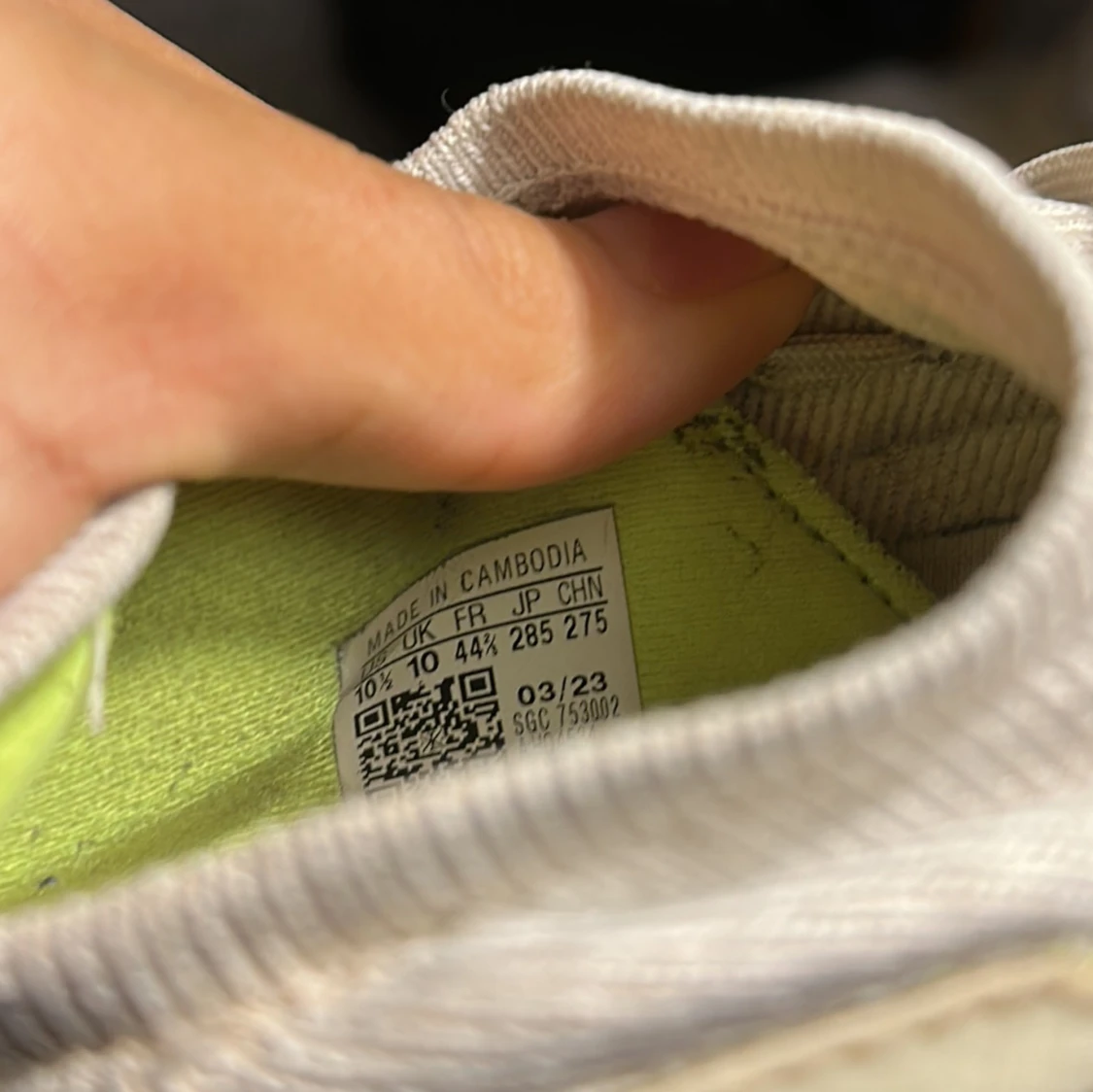 Adidas Crazyfast fotbollsskor gul/vit storlek 44 2/3 - 4