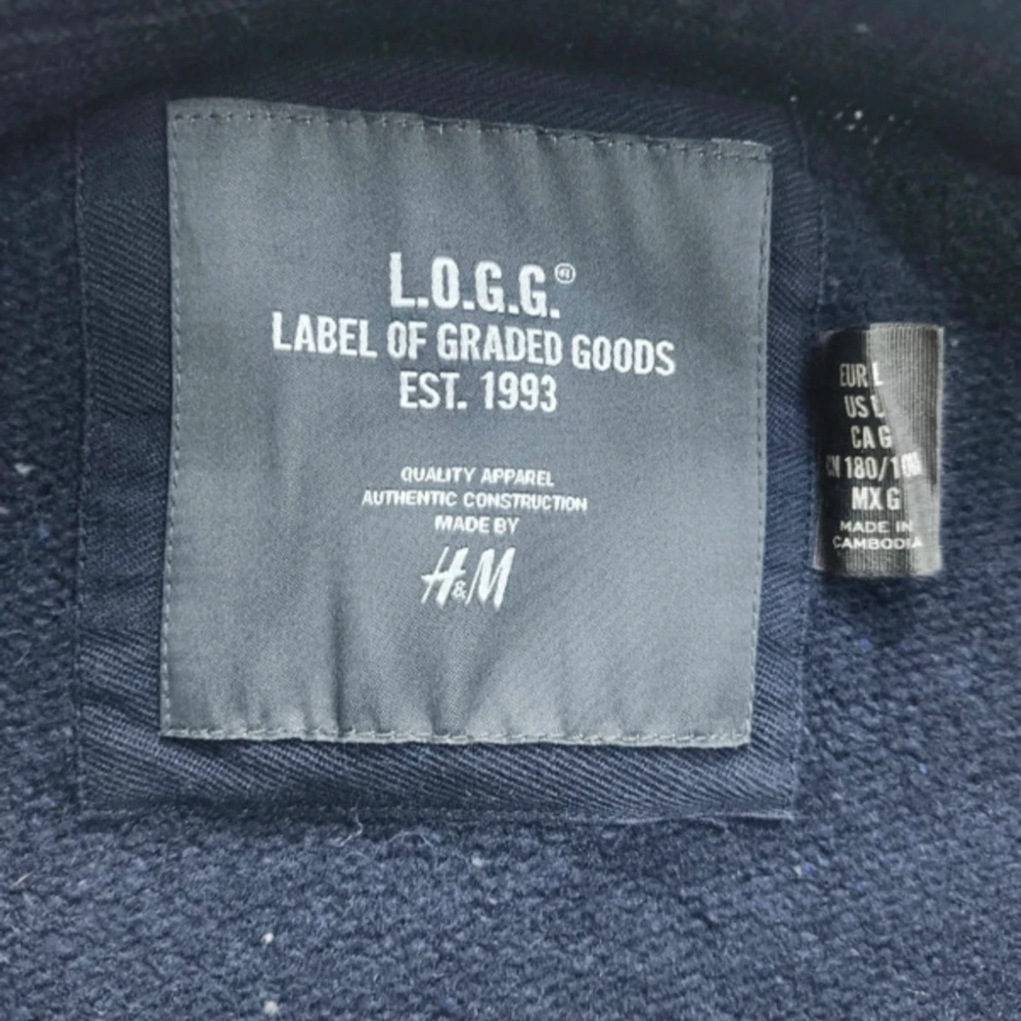 Mörkblå kofta från H&M L.O.G.G. - 1
