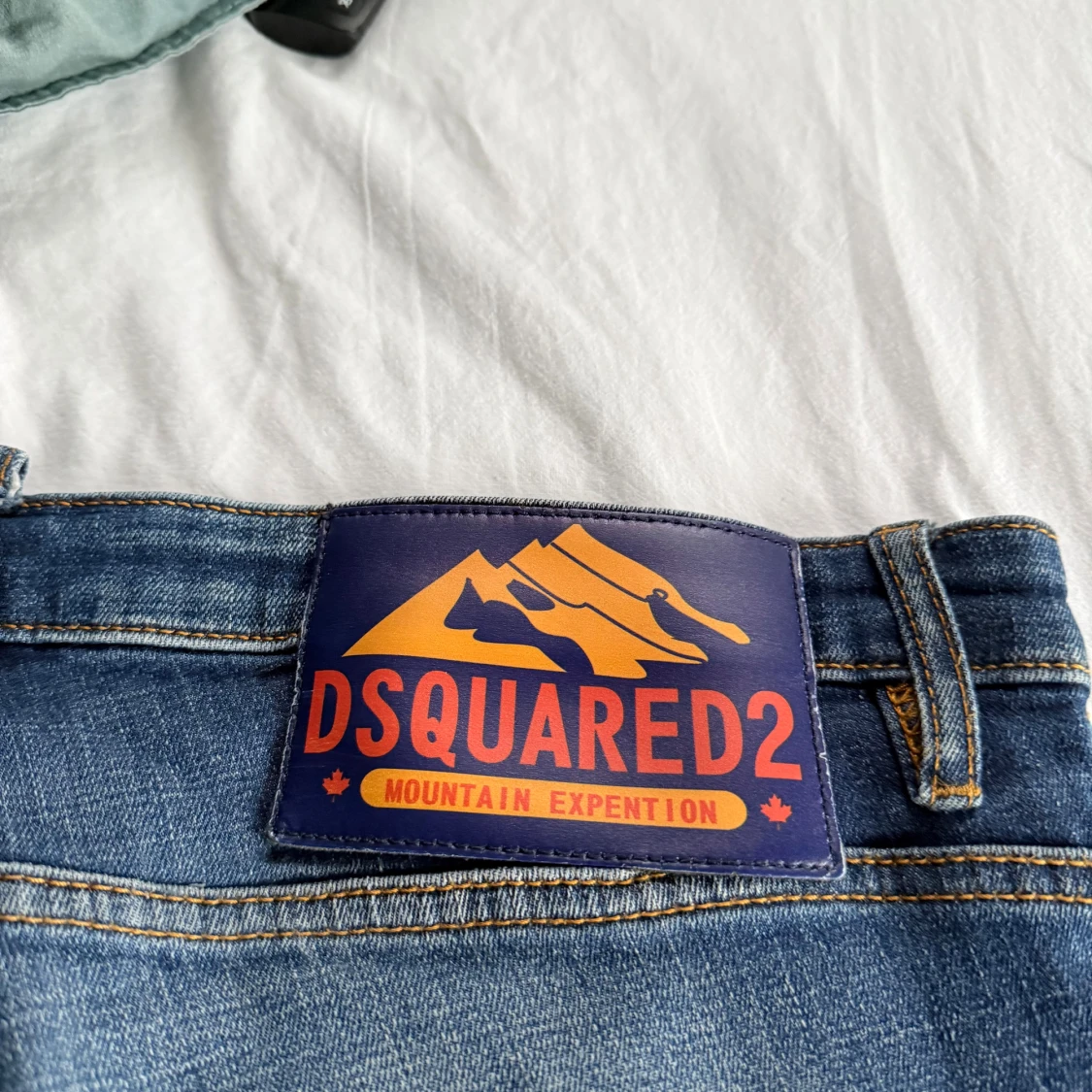 Dsquared2 blå slitna jeans - 2