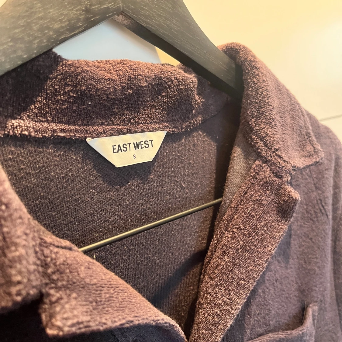Brun frottéskjorta från East West - 2