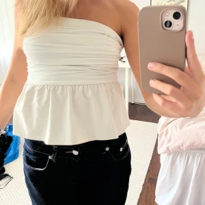 Vit bandeau topp - Superfin topp 