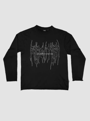 Alternativ Tröja ⛓️🖤 - Ursnygg långärmad alternativ tröja med broderi! ⛓️🗡️Oversized S (herr) så passar de allra flesta beroende på önskad passform 📏I fint skick + 100% bomull 😌Köp nu 💌