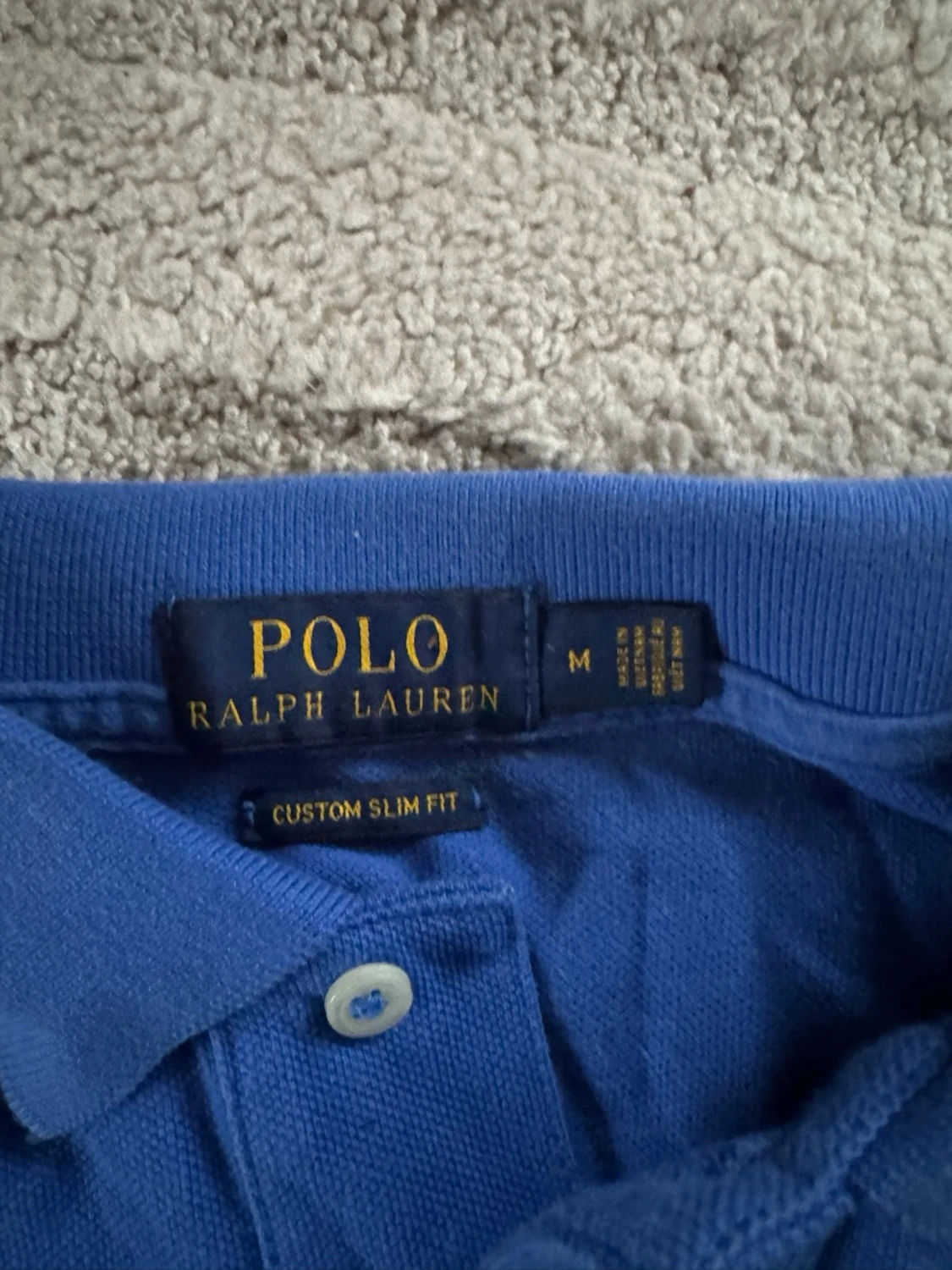 Blå piké från Polo Ralph Lauren - 1