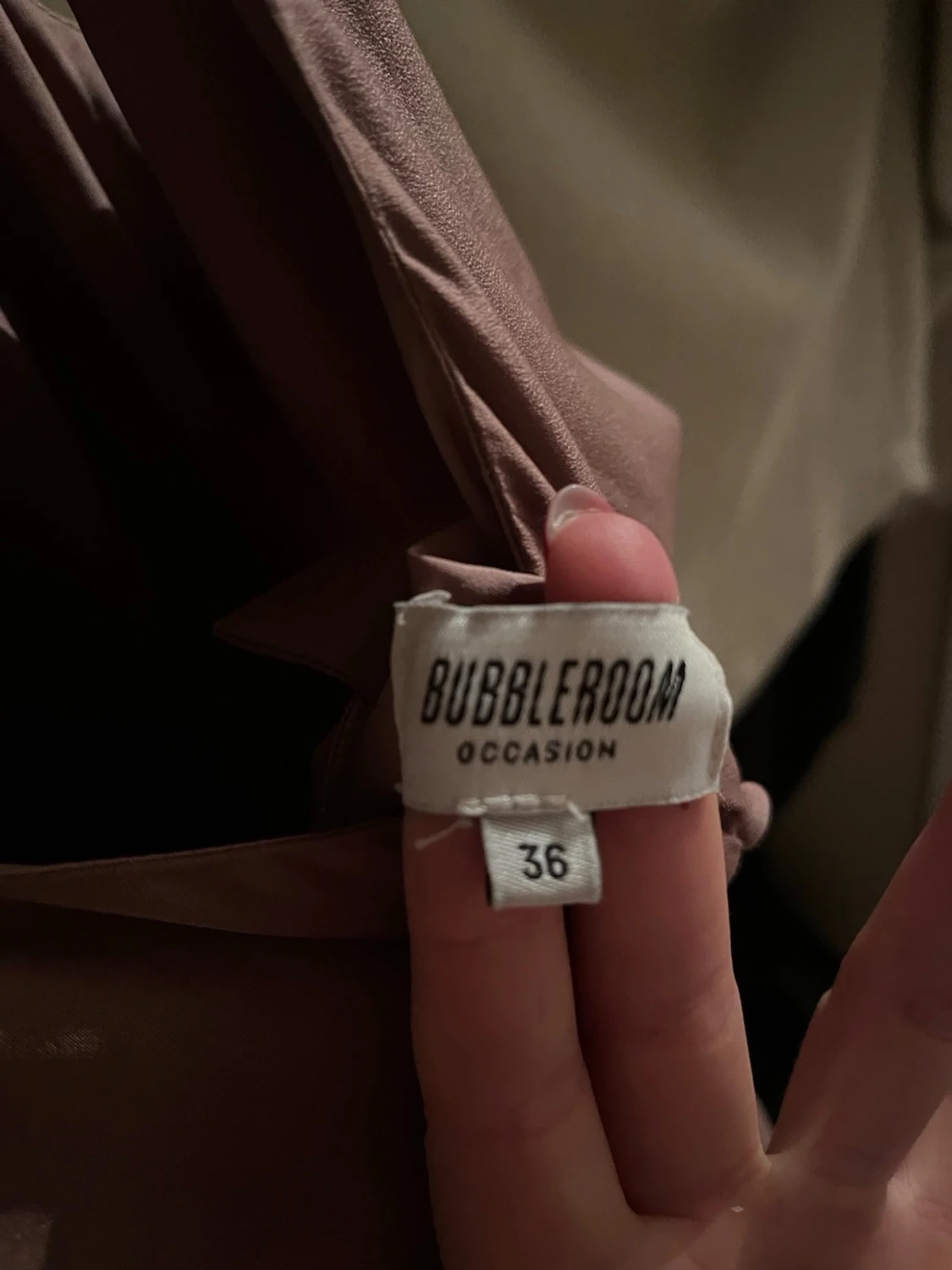 Rosa långklänning från Bubbleroom - 3