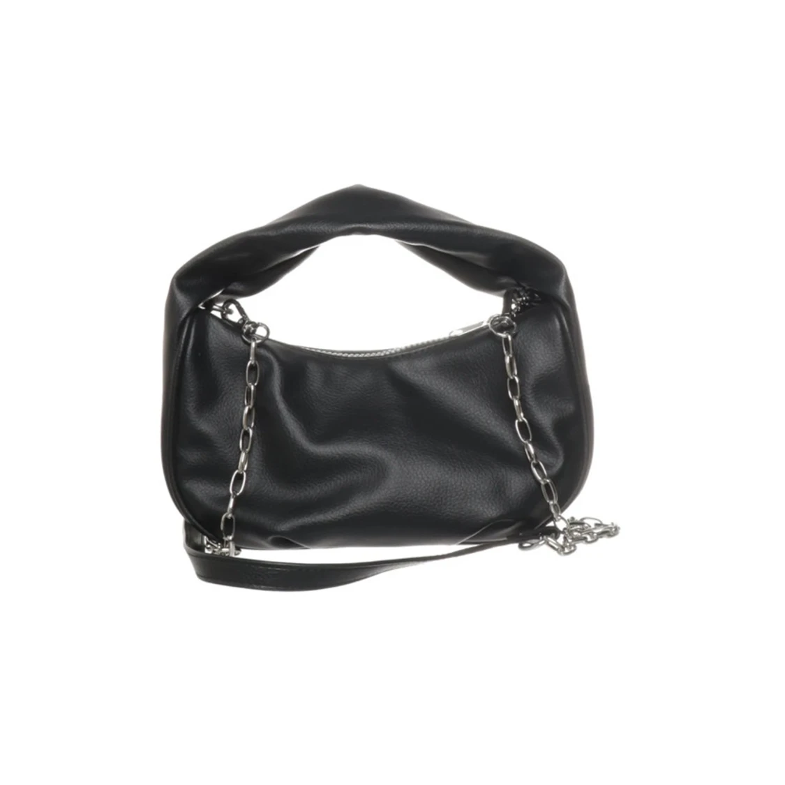 Svart axelväska med kedjedetaljer - 2