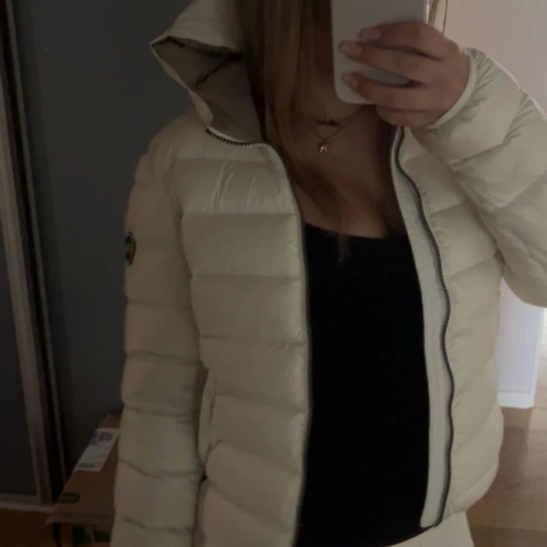 Vit dunjacka från Colmar - 2