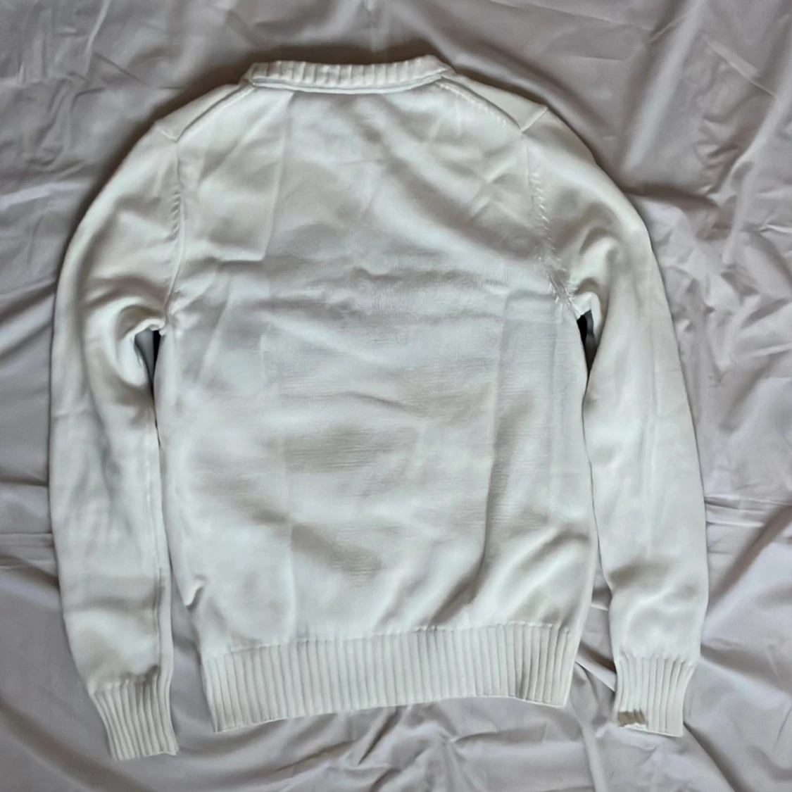 Vit stickad tröja från Morris Rowing Club - 1