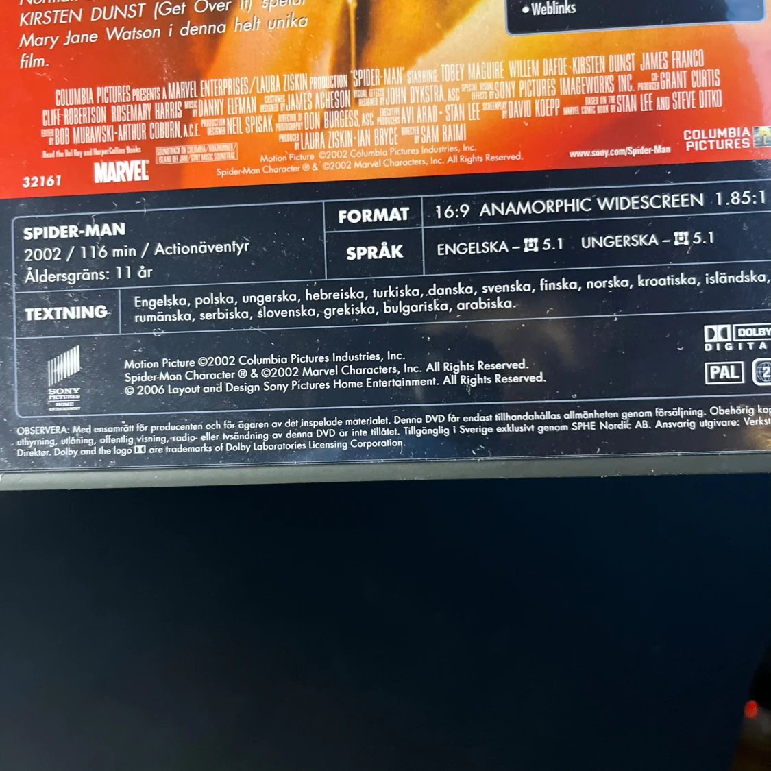 Spider-Man cd film - 2