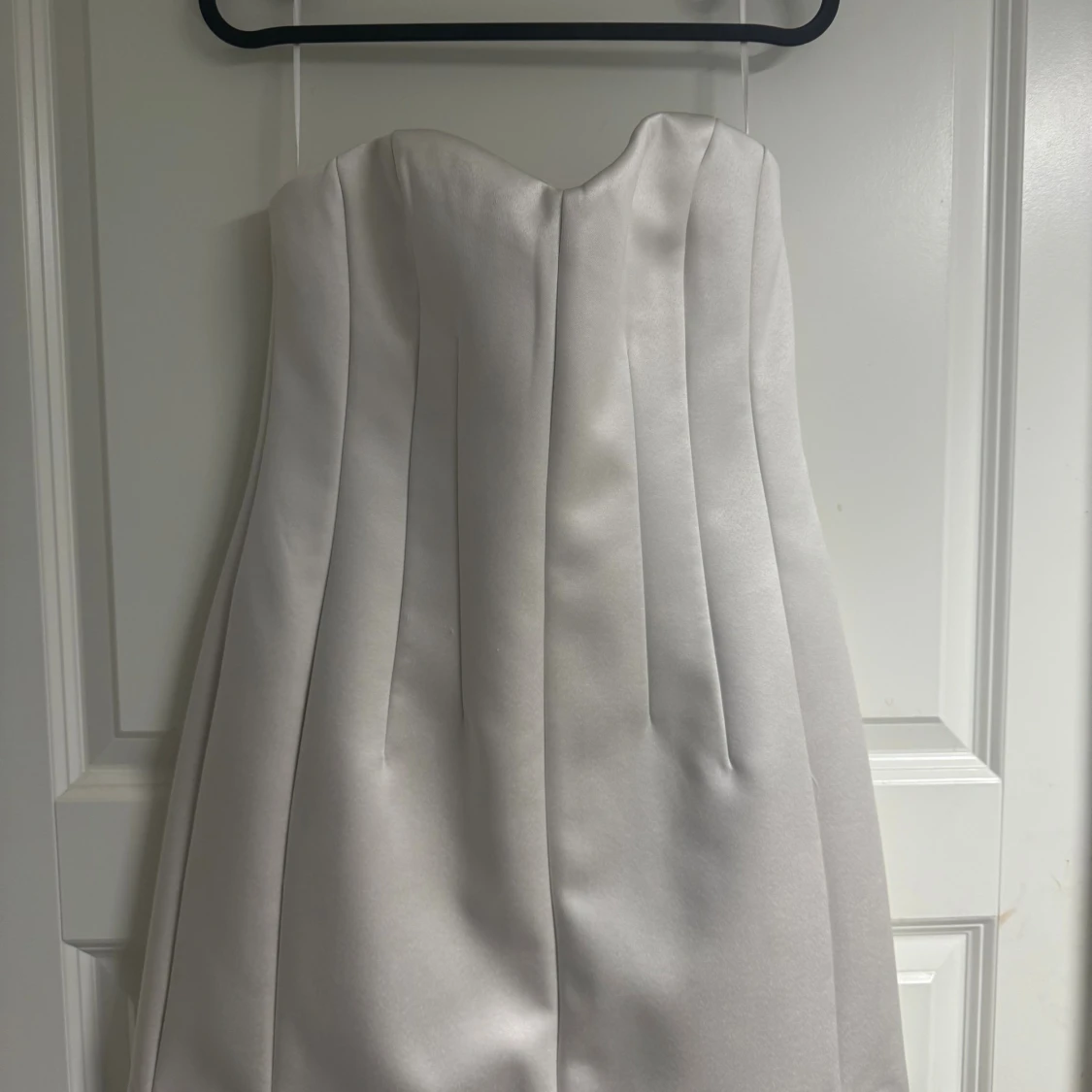 Vit bandeau klänning  H&M Edition