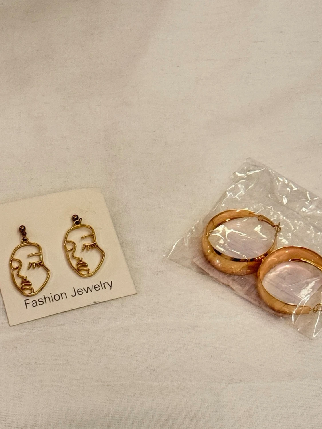 (Bundle) Guldiga statementörhängen & hoops