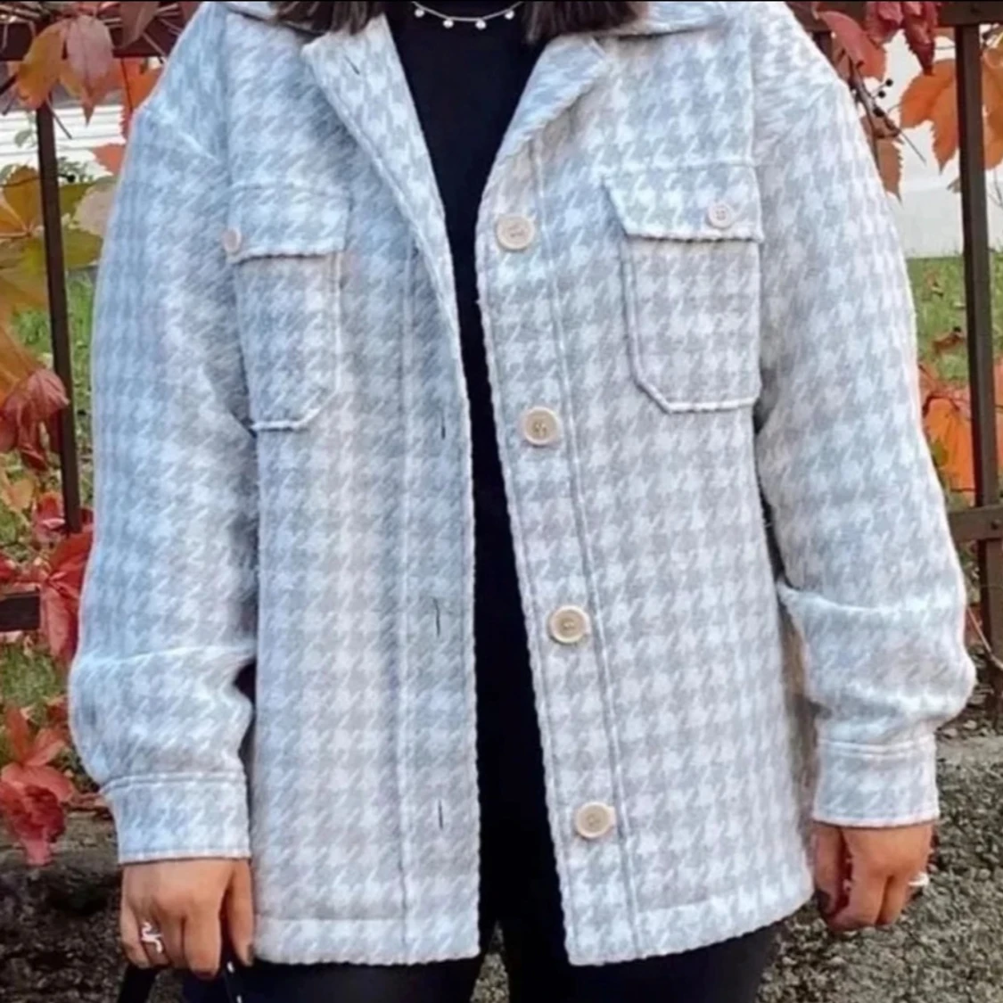 Overshirt i ullmix från NA-KD