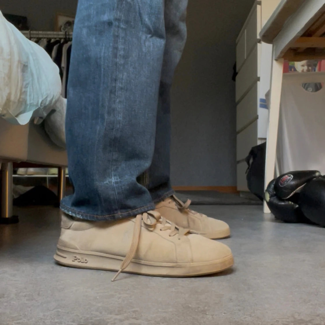 Beige sneakers från Polo Ralph Lauren - 1