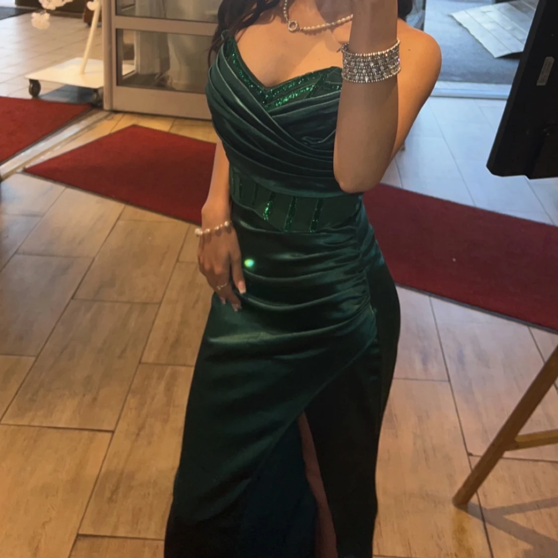 Grön balklänning från SHEIN