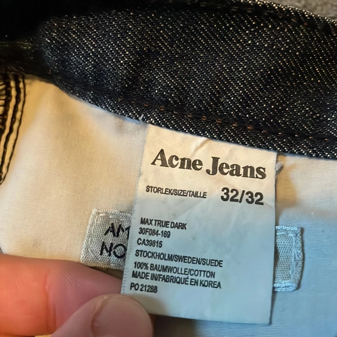 Mörkblå jeans från Acne Jeans - 4