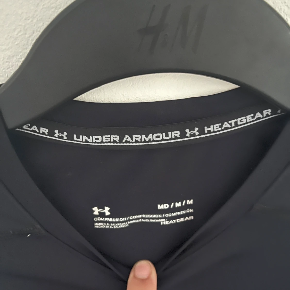 Svart långärmad träningströja UA M - 1