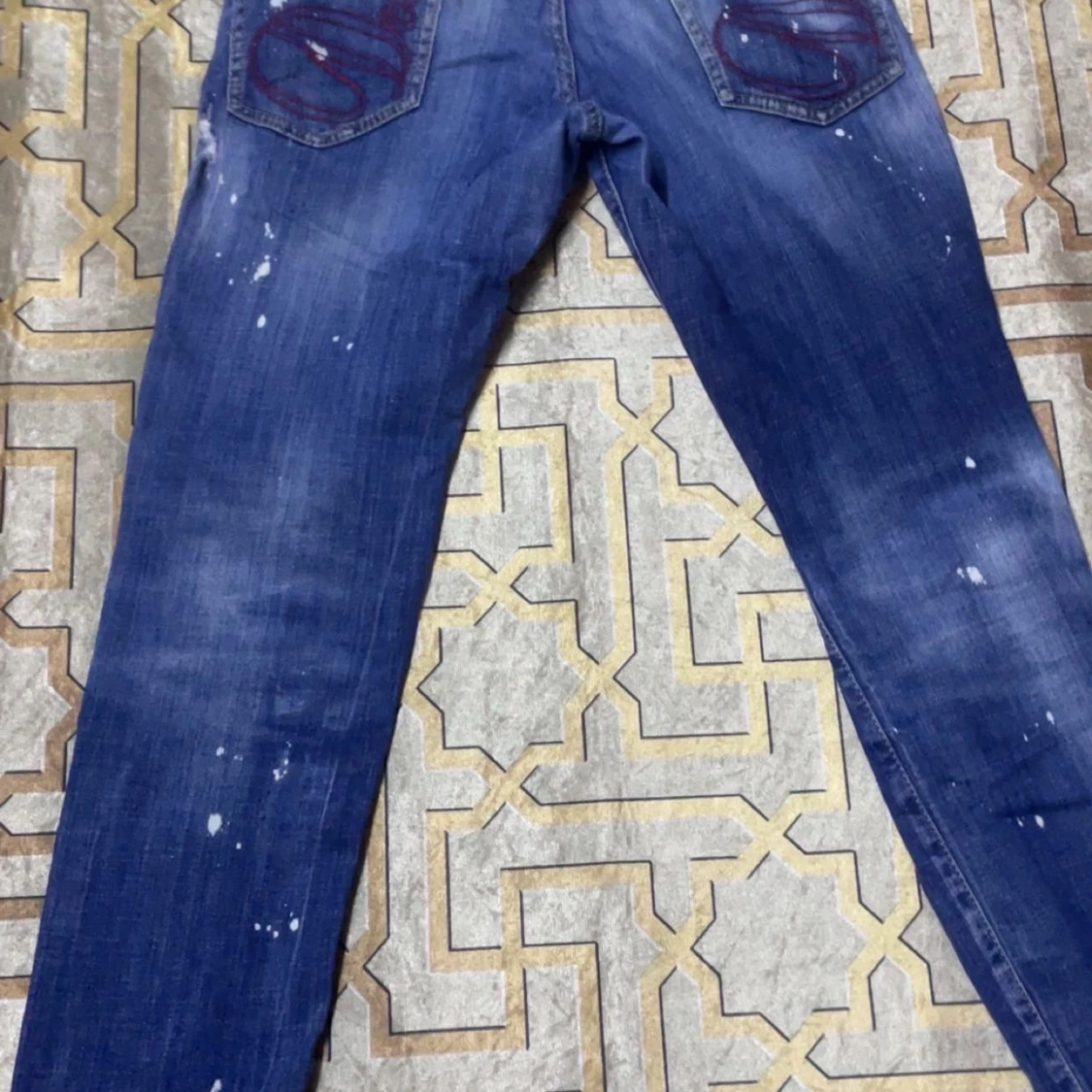 Blå distressed jeans från Dsquared2 - 1