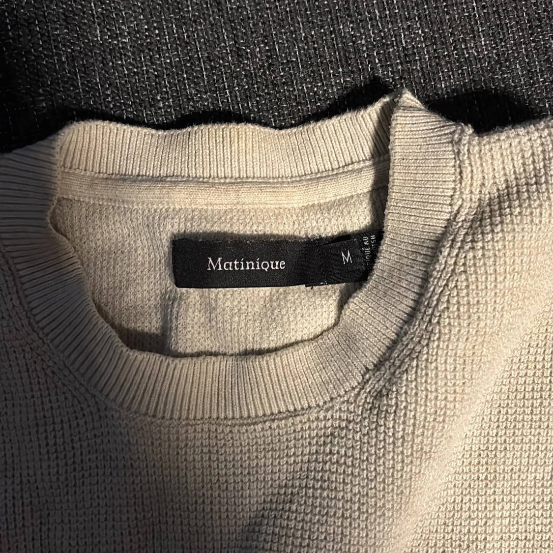 Beige stickad tröja från Matinique - 2