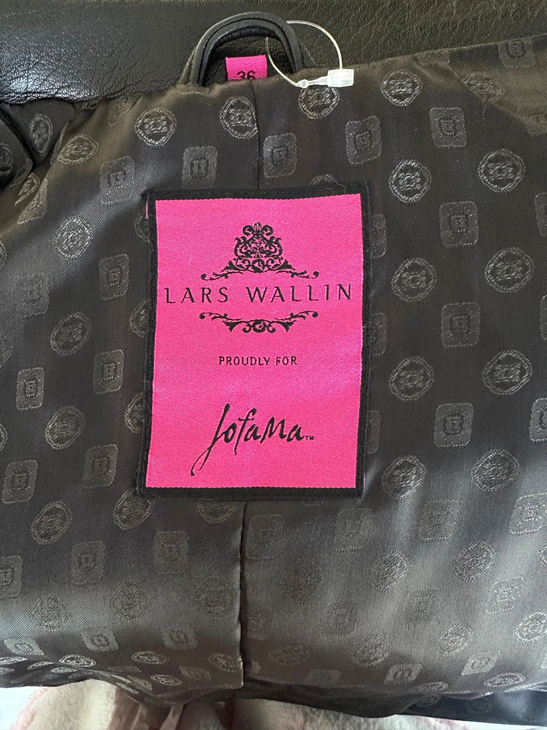 Svart skinnjacka Lars Wallin x Jofama - 4