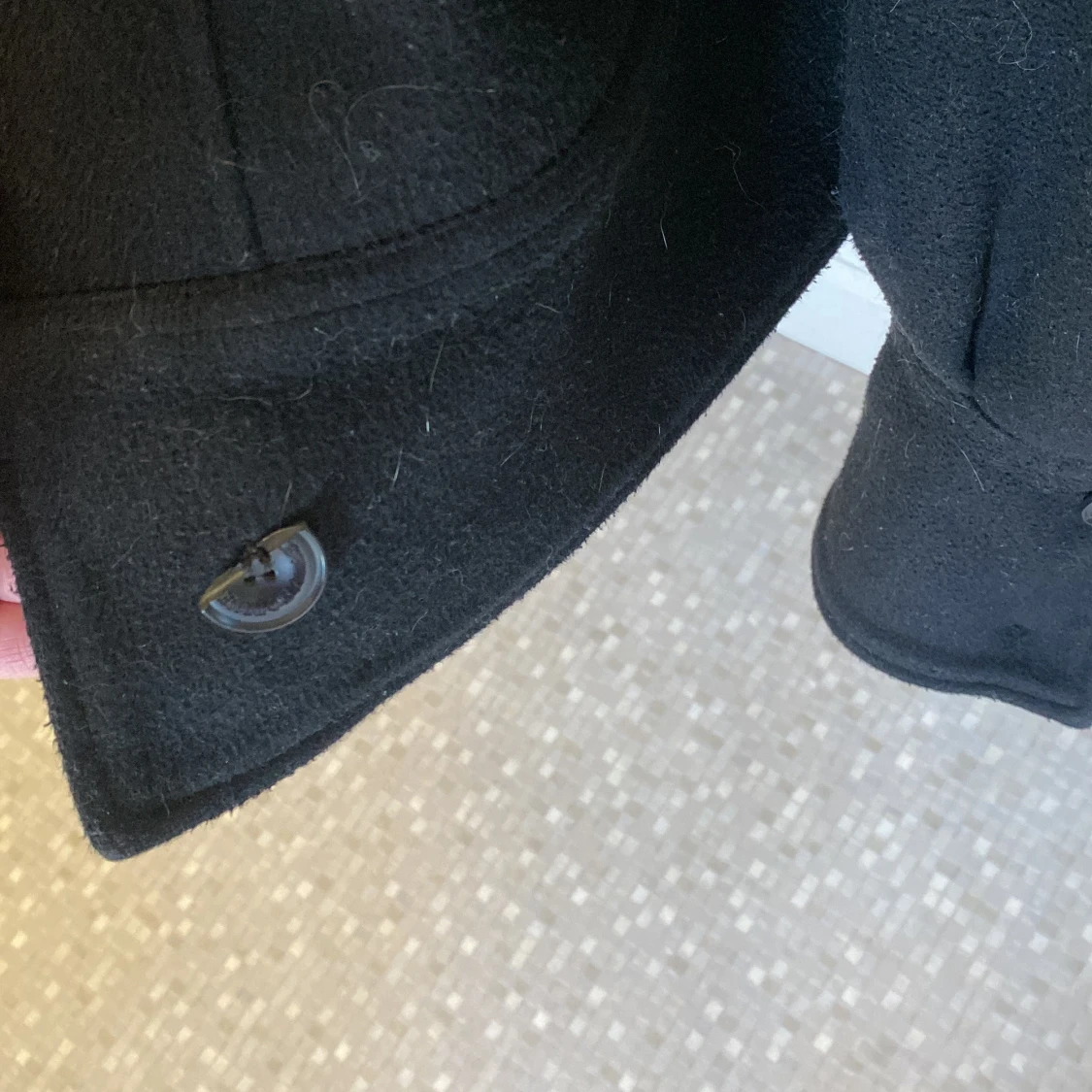 Svart pälsjacka från Meotine S/M - 2