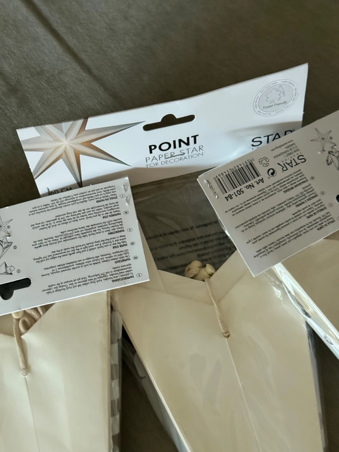 Point Paper Star 60 cm - 2