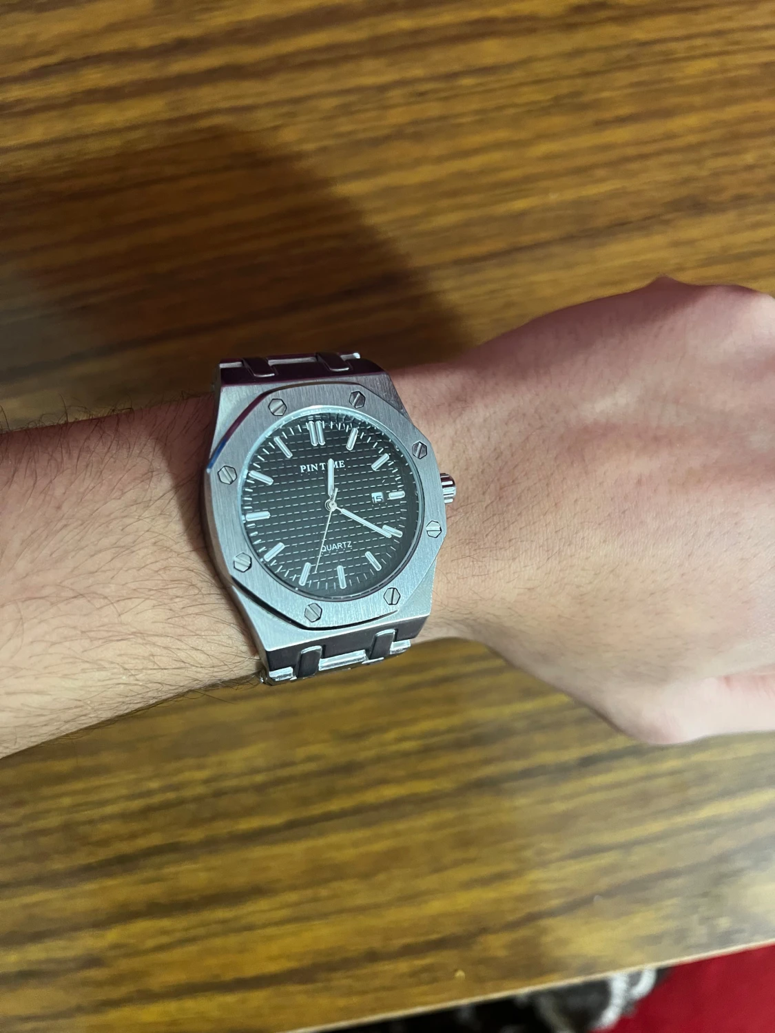 Silverfärgad klocka - 5