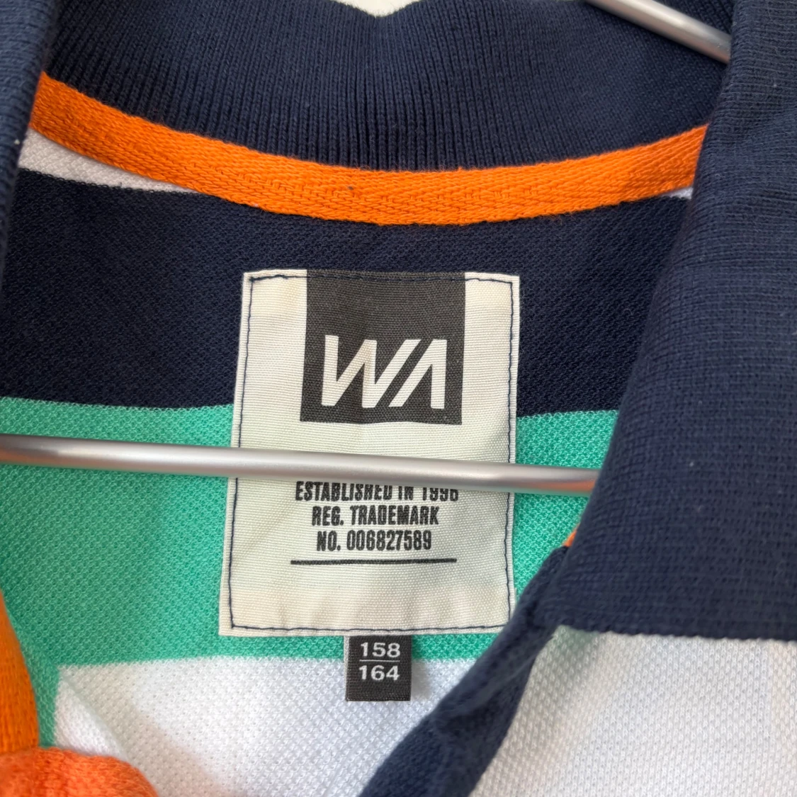 Randig pikétröja - 158/164 Storlek  - 2