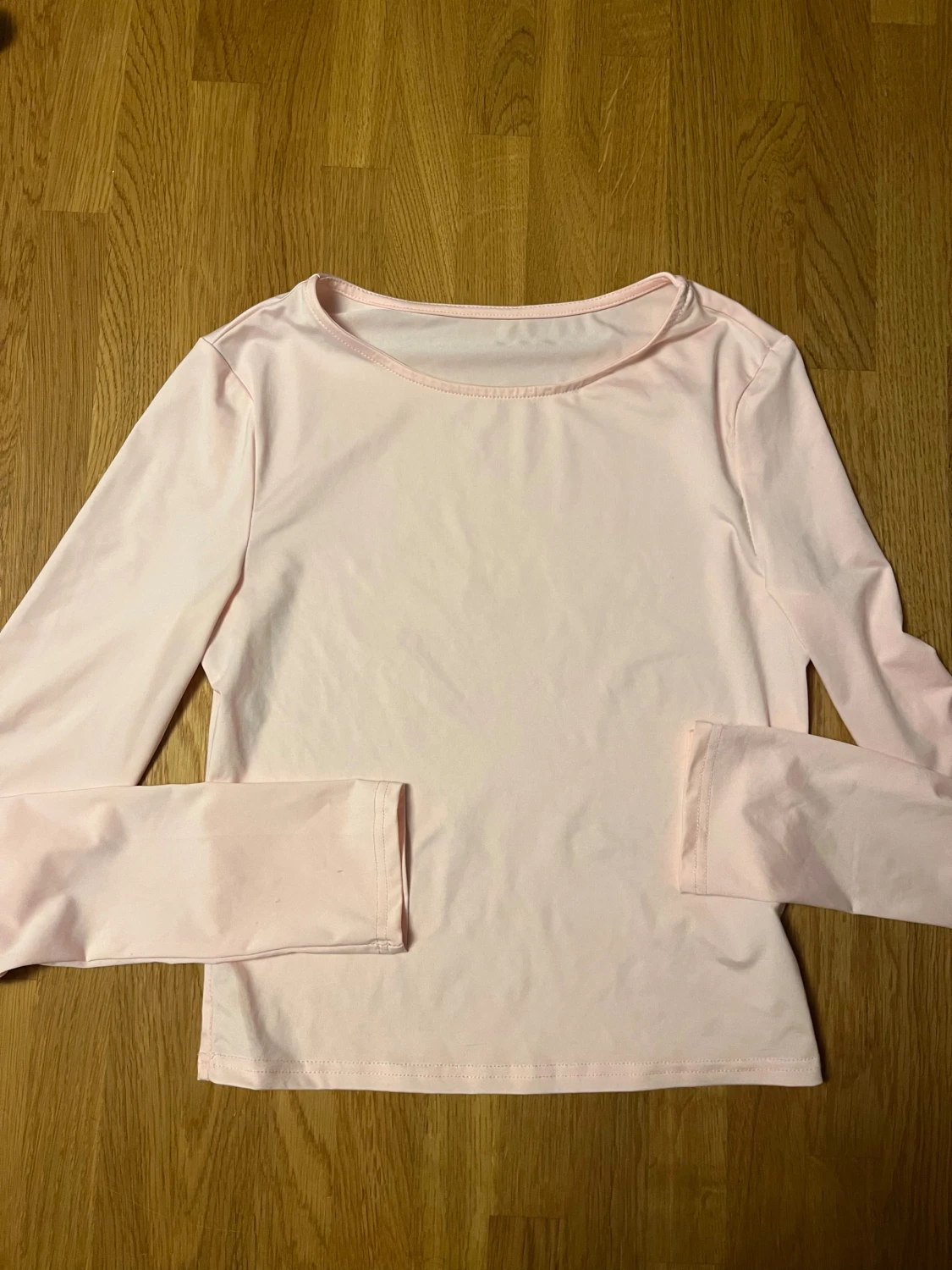 Ljusrosa långärmad topp - 2