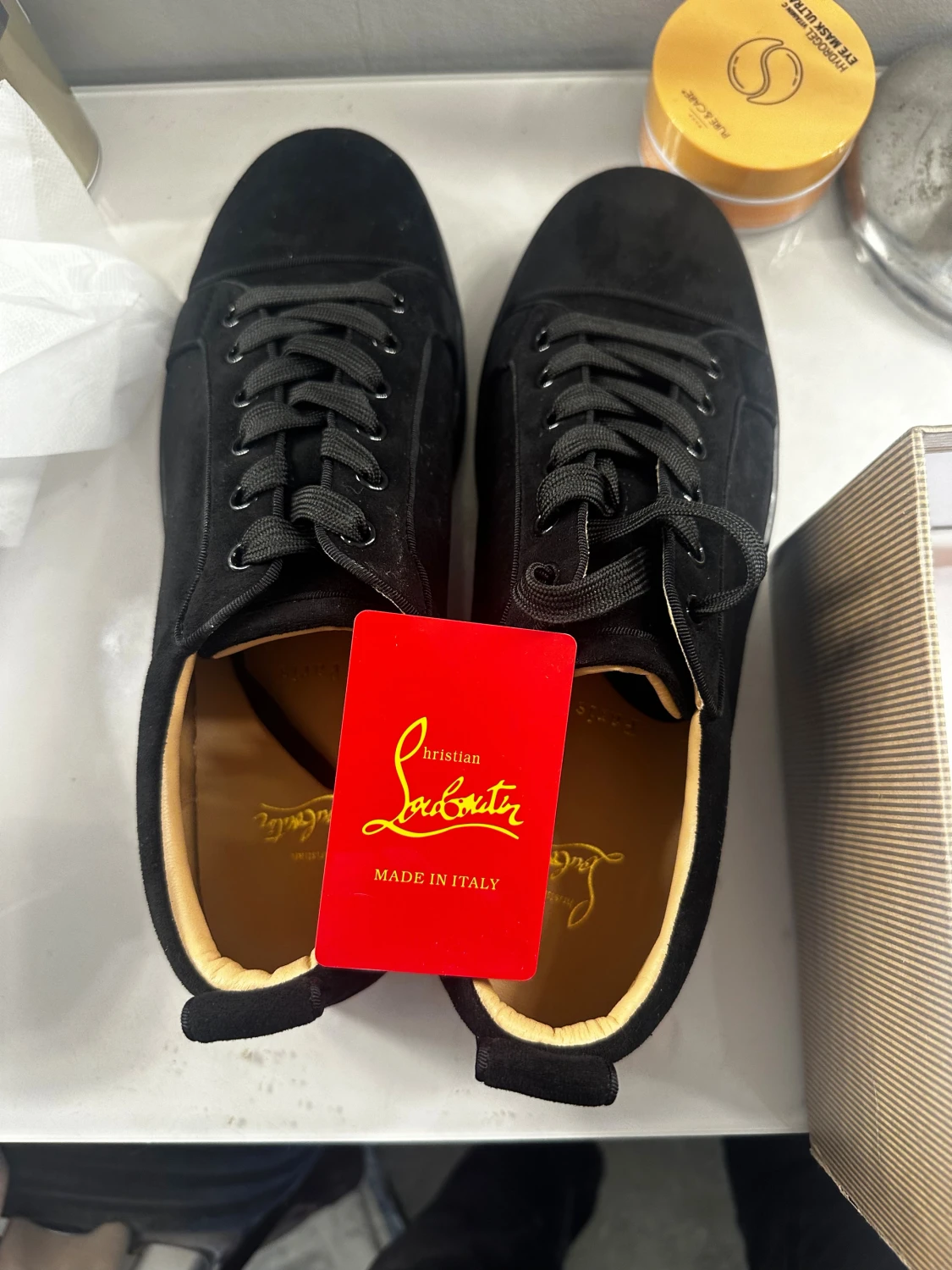 Svarta sneakers från Christian Louboutin - 6