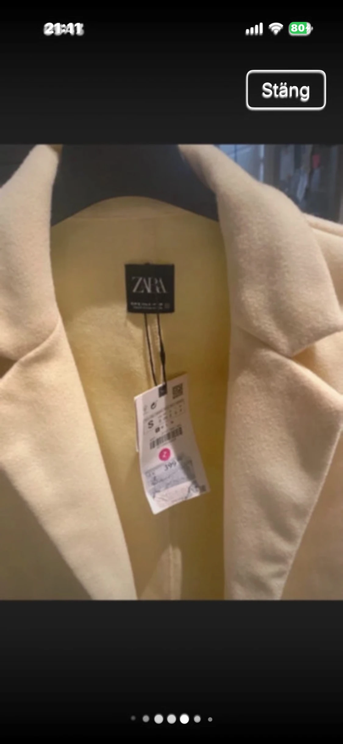 Ljusgul kavaj från Zara - 4