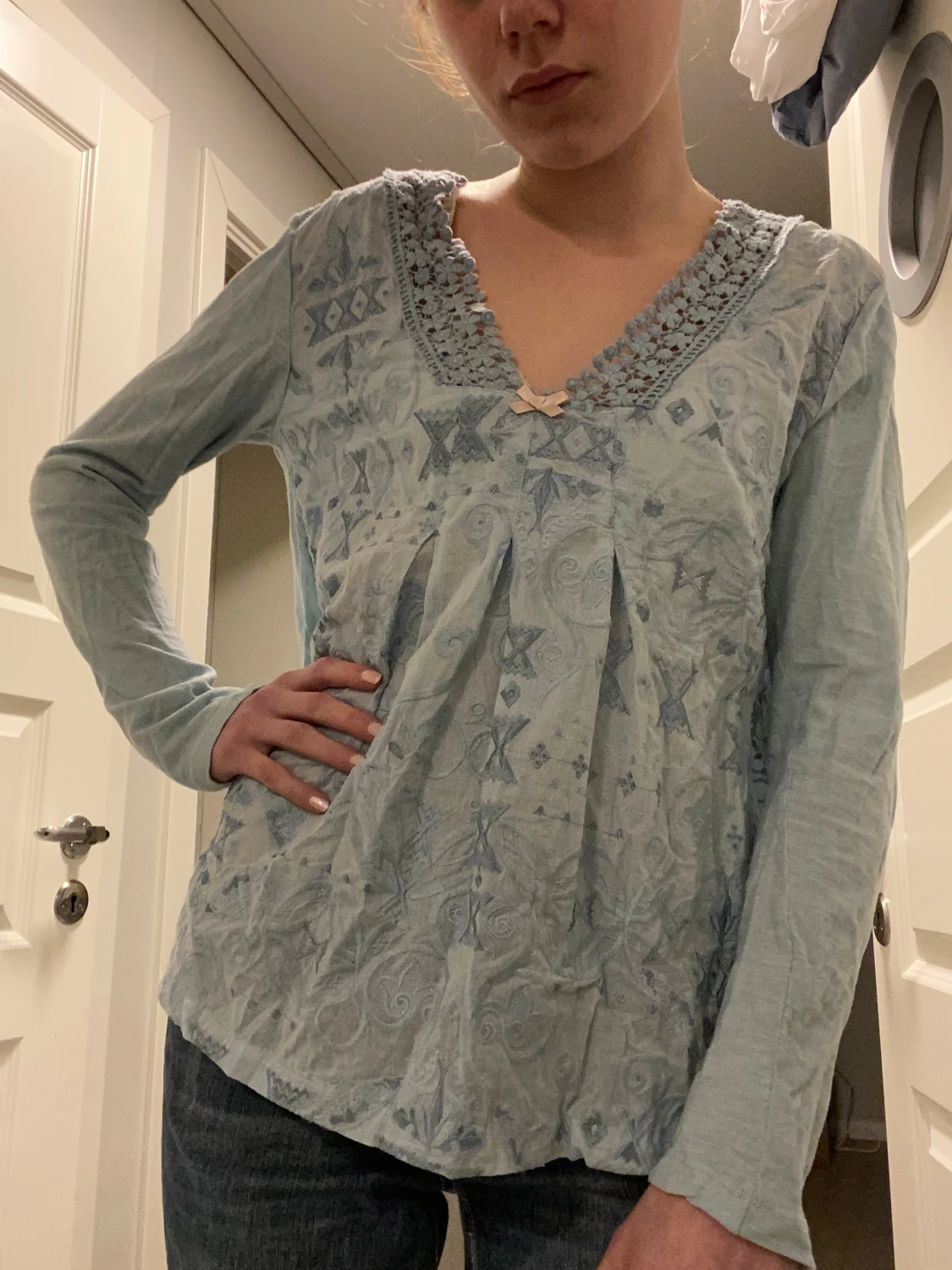 Ljusblå blus från Odd Molly - 1