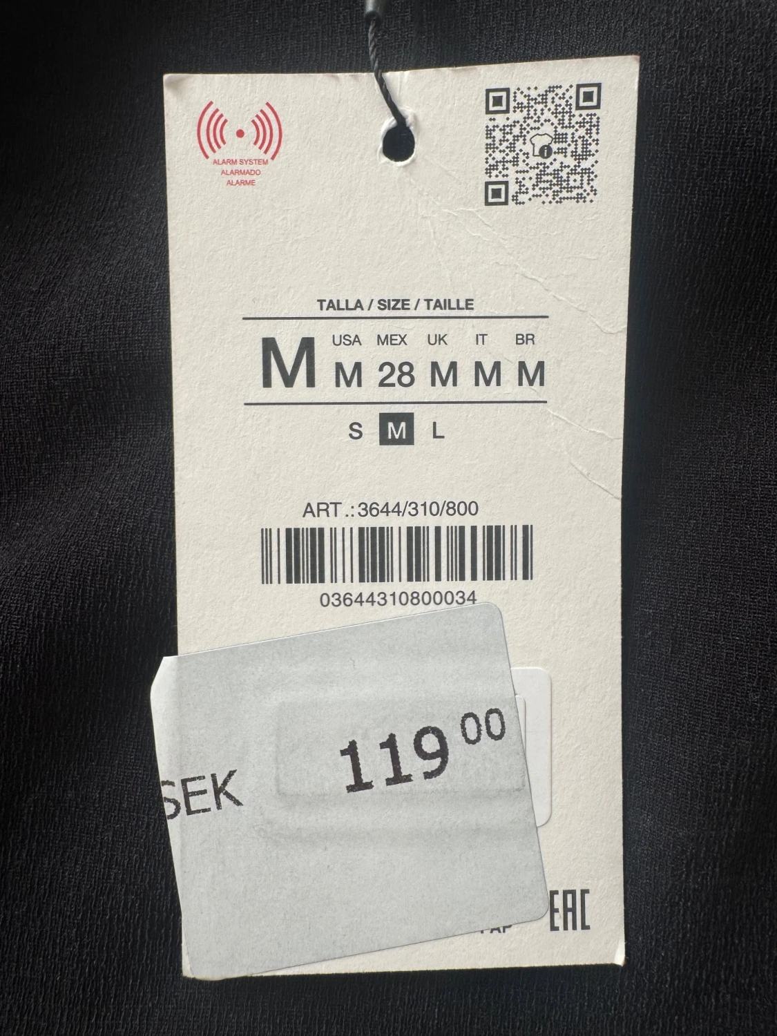 Svart halterneck topp från Zara - 2