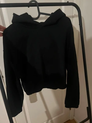 Svart tröja från Zara - En svart hoodie från Zara, bra skick, använd ett fåtal gånger. Tröjan är kroppad och har en väldigt bra passform.