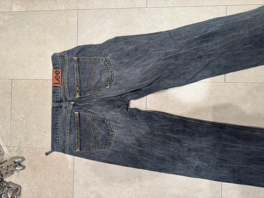 Mörkgrå Lee jeans straight fit - 3