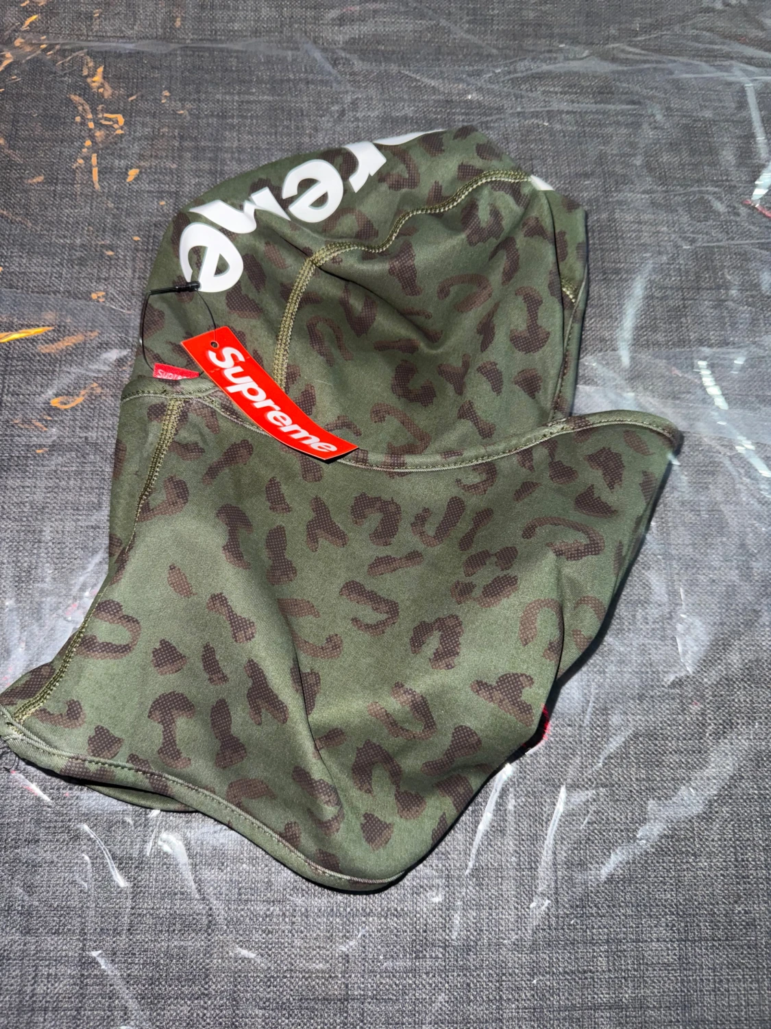 Supreme leopardmönstrad väst grön - 1