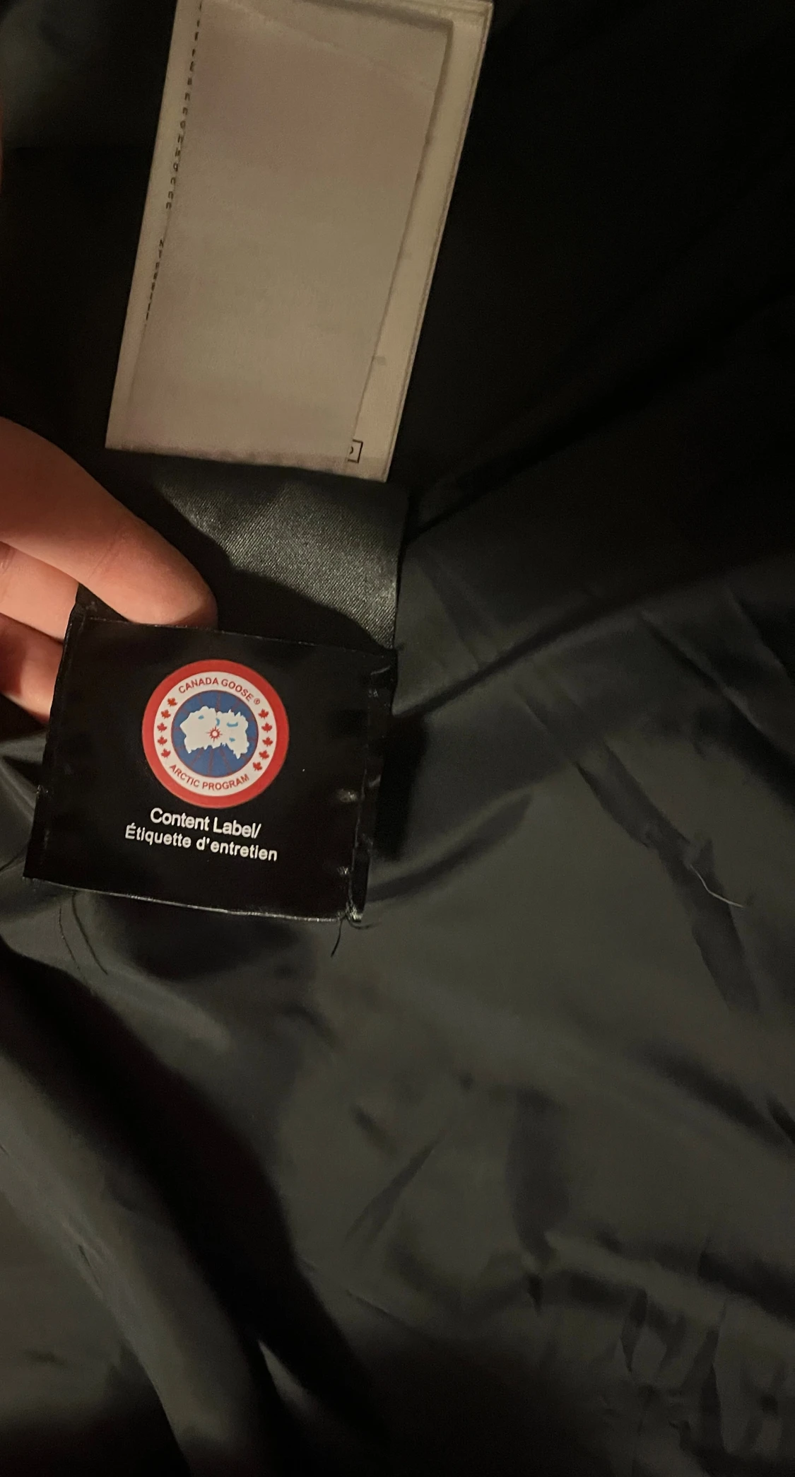 Svart pufferjacka från Canada Goose XS - 3