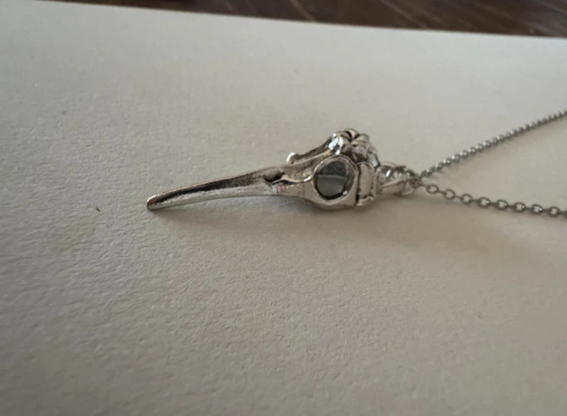 Silverhalsband cool döskalle - 2